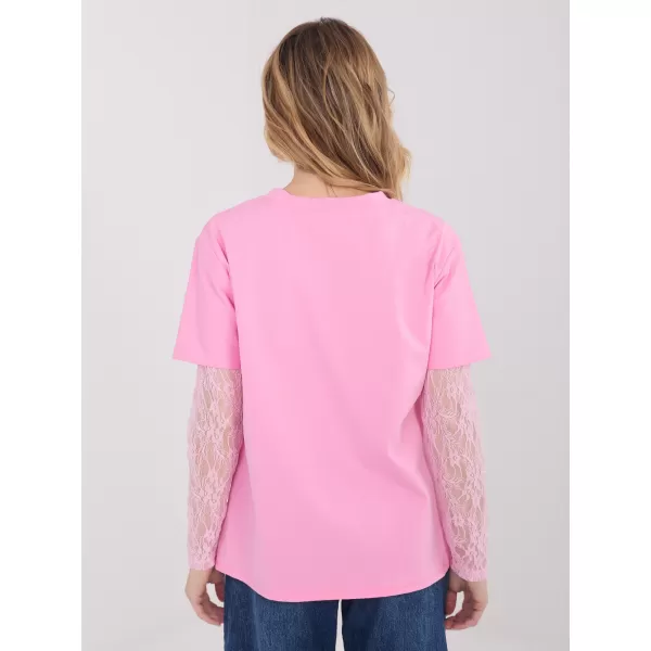  Dámská halenka ITALY MODA MI-BZ-4227.61 PINK 