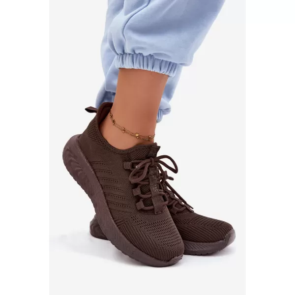  Dámské tenisky BIG STAR SHOES UU274055 BROWN/BEIGE 