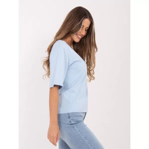  Dámské tričko RUE PARIS RV-BZ-A1268.18 LIGHT BLUE 
