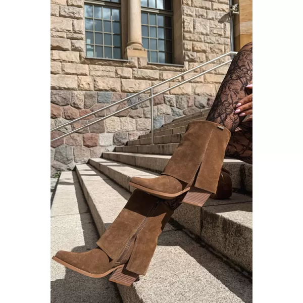  Dámské boty BIG STAR SHOES UU274114 BROWN/BEIGE SHADOWS 