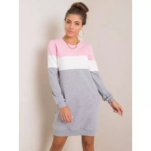  Dámské šaty RUE PARIS RV-SK-5869.04 PINK 