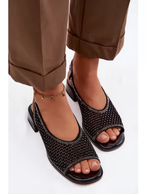 Dámské sandály D&A CR61-3131 BLACK