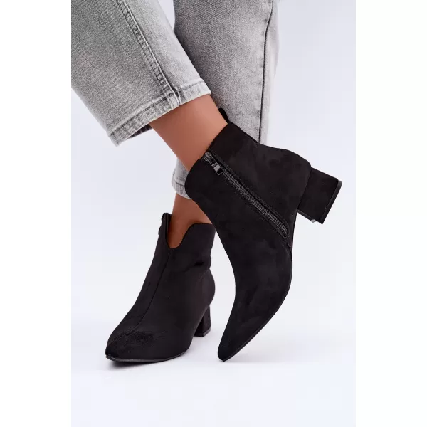  Dámské kotníkové boty BOTO D-334 BLACK 