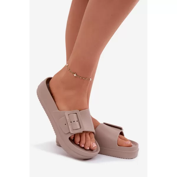  Dámské pantofle BIG STAR SHOES TT274A079 BEIGE 