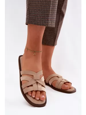 Dámské pantofle BOTO 9826 BEIGE