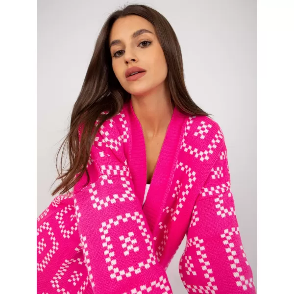  Dámský svetr RUE PARIS LC-SW-0296.08P FLUO PINK 