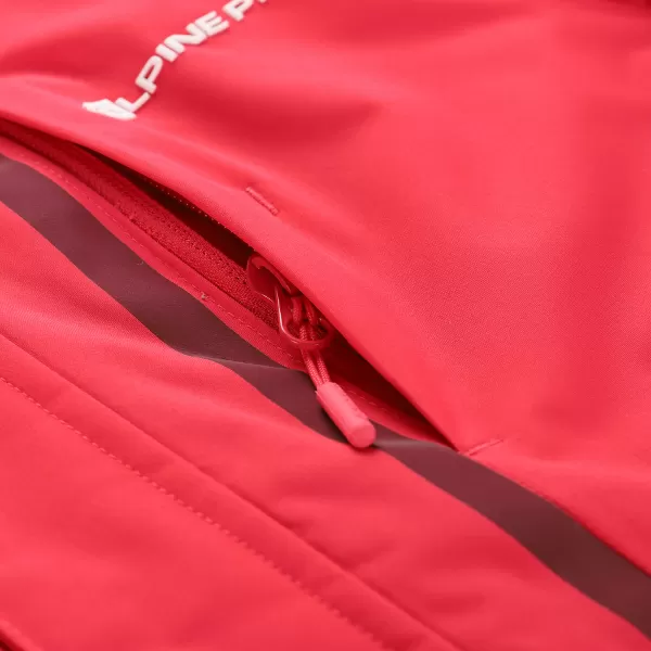  Dětská lyžařská bunda ALPINE PRO DEARO 3 RASPBERRY 