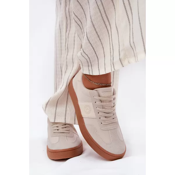  Dámské tenisky BIG STAR SHOES RR274806 BEIGE 