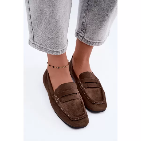  Dámské mokasíny BOTO D-307 DARK BEIGE 