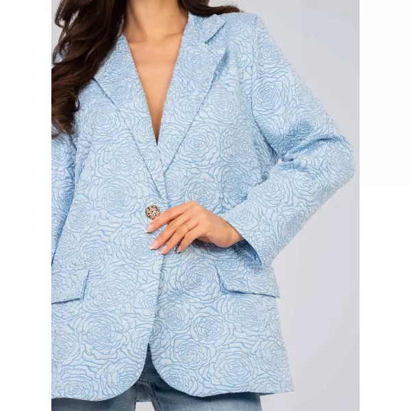  Dámská bunda RUE PARIS IT-MA-21839.10 LIGHT BLUE 