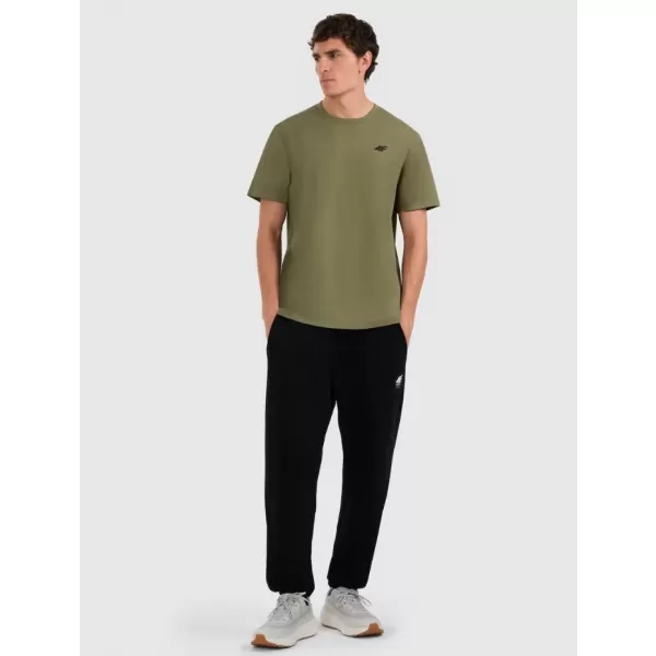  Pánské triko 4F 4FWAW25TTSHM2402 OLIVE 