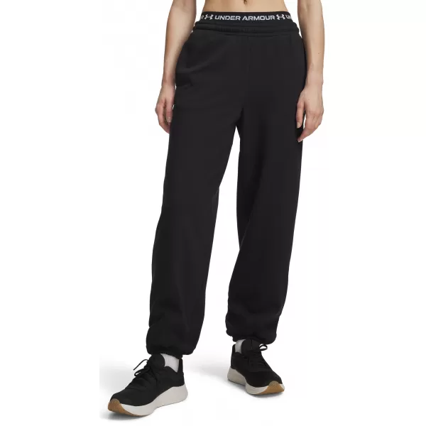  Dámské tepláky UNDER ARMOUR ICON FLC GYM PANT 6013546-009 ČERNÁ 
