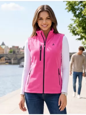 Dámská fleece vesta ALTISPORT ALW002525 PURPUROVÁ