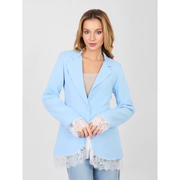  Dámská bunda FACTORY PRICE IT-MA-60155.12 LIGHT BLUE 