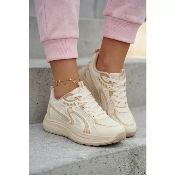 Dámské tenisky BIG STAR SHOES TT274326 BEIGE 