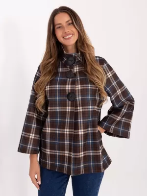 Dámský kabát ITALY MODA IT-PL-31820-1.26 BLUE