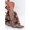 Dámské kozačky BOTO 2508A BEIGE