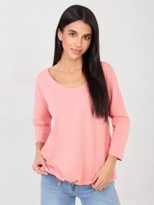 Dámská halenka RUE PARIS RV-BZ-A1091.16 PEACH