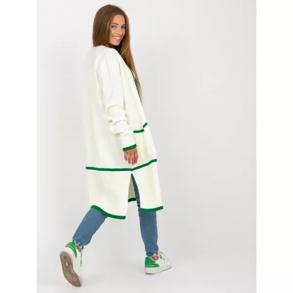  Dámský svetr RUE PARIS LC-SW-0340.42P WHITE-GREEN 