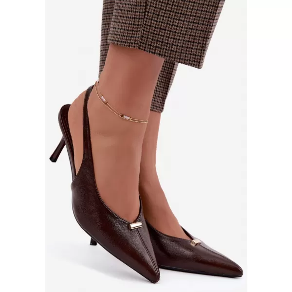  Dámské lodičky BOTO T680 BROWN 