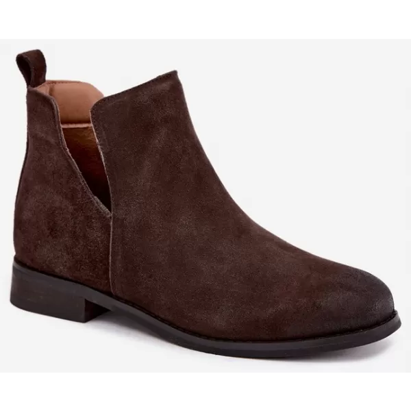  Dámské kotníkové boty VINCEZA 133142 LEATHER 