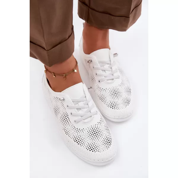  Dámské tenisky S.BARSKI LR61-7083 WHITE 