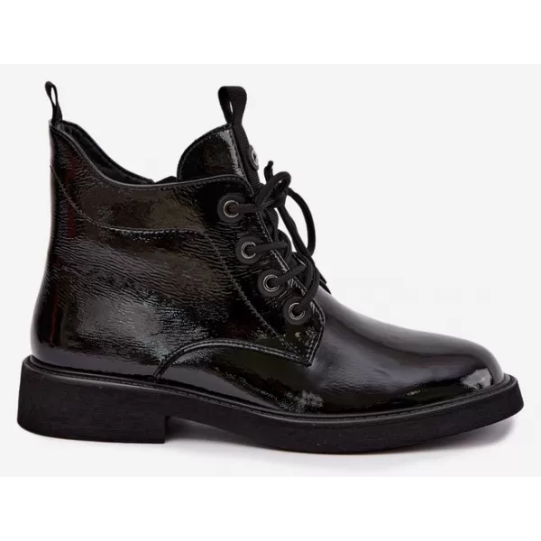  Dámské kotníkové boty D&A CR62-3338 BLACK 