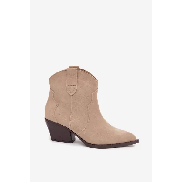  Dámské kotníkové boty BOTO 6338 BEIGE 