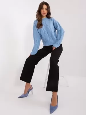 Dámský svetr FACTORY PRICE AT-SW-0146.10P LIGHT BLUE