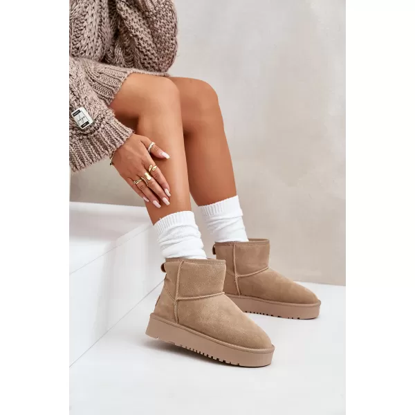  Dámské sněhule BOTO NN605 KHAKI 
