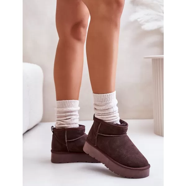  Dámské sněhule BOTO W5828 BROWN 