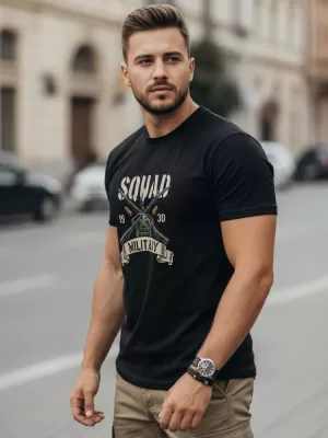 Pásnké triko DSTREET ČERNÁ
