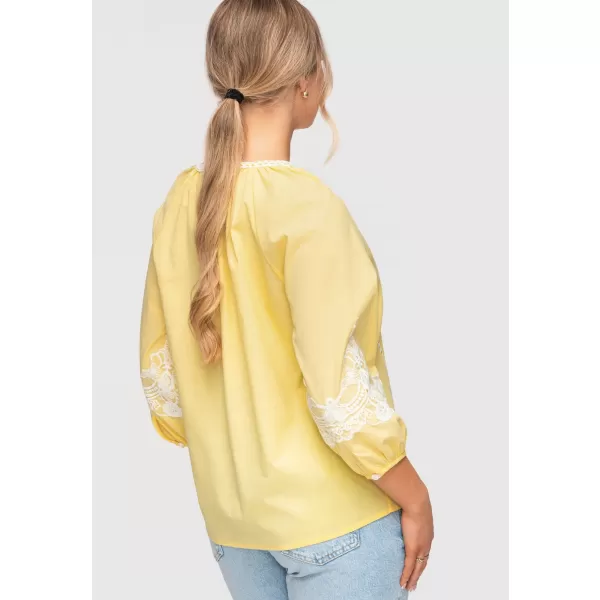  Dámská košile LARICA OW-SH-E0042 YELLOW 