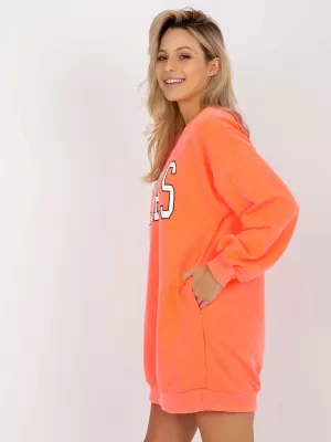 Dámská mikina EX MODA EM-BL-U719.82P FLUO ORANGE