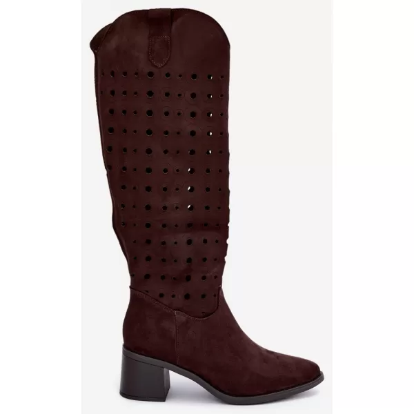  Dámské kozačky BOTO RMR2643-5 CHOCOLATE 