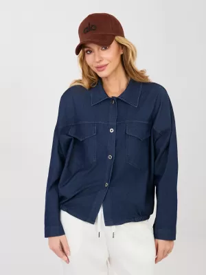 Dámská košile RUE PARIS IT-KS-FL9273.29 NAVY
