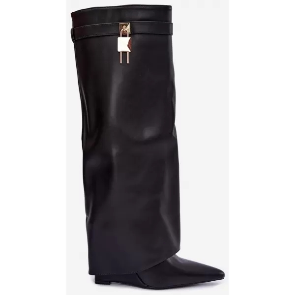  Dámské kozačky BOTO 52166 BLACK 