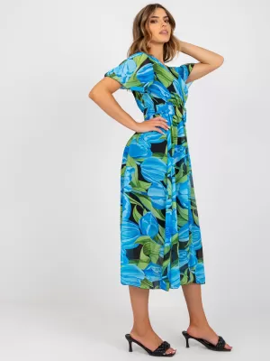 Dámské šaty ITALY MODA DHJ-SK-15967.54P BLACK AND BLUE