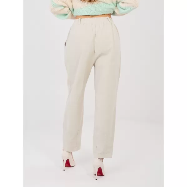  Dámské kalhoty ITALY MODA MI-SP-2690.00 LIGHT BEIGE 