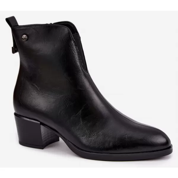  Dámské kotníkové boty VINCEZA 58654 BLACK 
