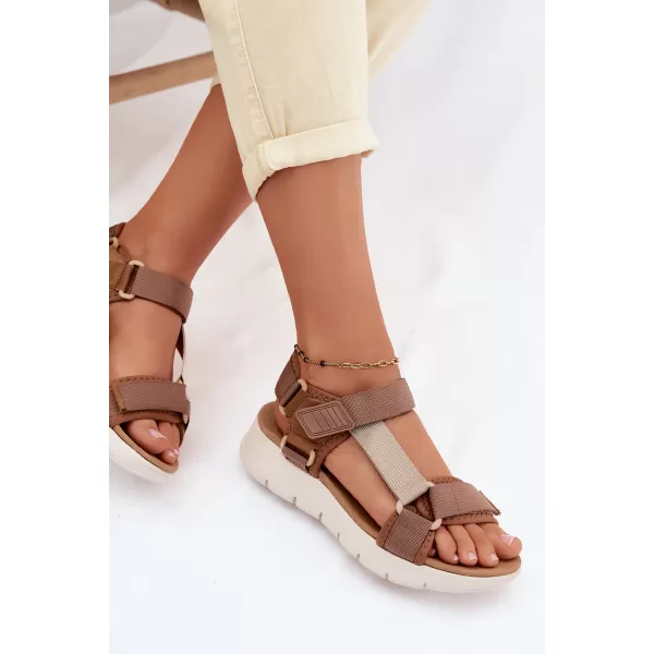  Dámské sandály ARTIKER 58C1231 BROWN/BEIGE 