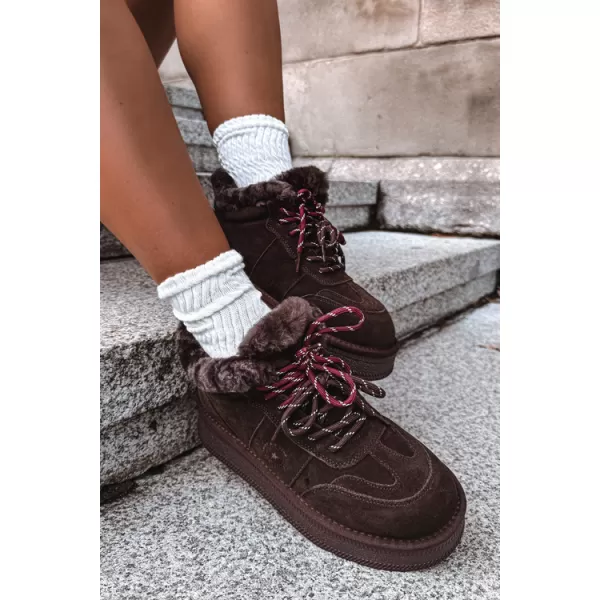  Dámské sněhule BIG STAR SHOES UU274312 CHOCOLATE 
