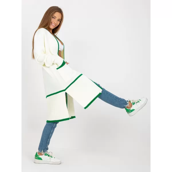  Dámský svetr RUE PARIS LC-SW-0340.42P WHITE-GREEN 