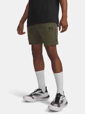 Pánské kraťasy UNDER ARMOUR ICON FLEECE SHORT TAPING 1390299-391 ZELENÁ