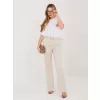 Dámské kalhoty RUE PARIS IT-SP-FL8252-1.90 LIGHT BEIGE