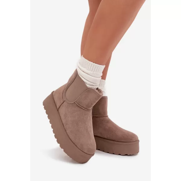  Dámské sněhule BOTO 25BT26-9243 KHAKI 