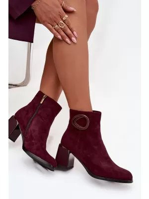 Dámské kotníkové boty ARTIKER 57C0016 BORDO