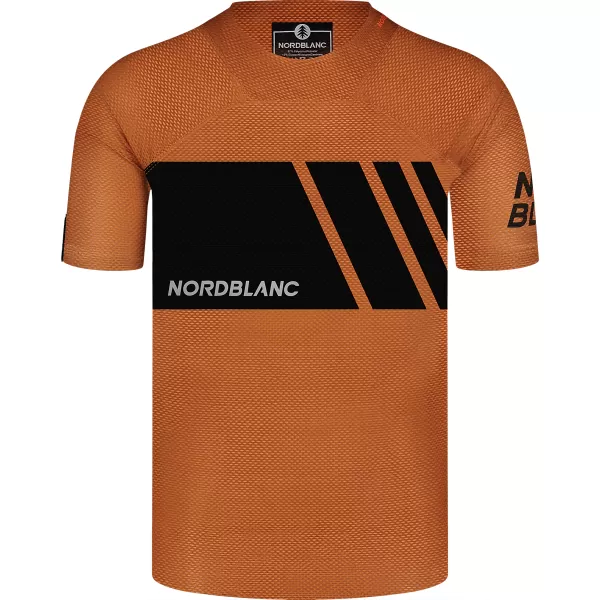  Pánské funkční cyklo tričko NORDBLANC MUD NBSMF8083 HNĚDÁ 