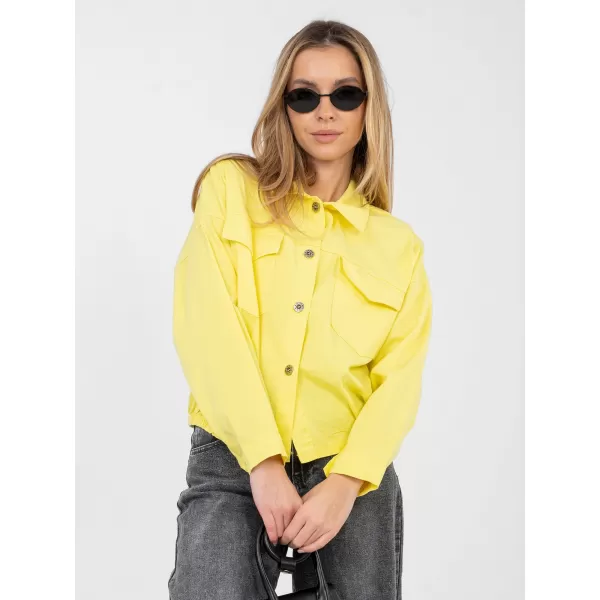  Dámská košile RUE PARIS IT-KS-FL9273.29 YELLOW 