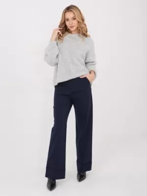 Dámské kalhoty RUE PARIS IT-SP-FL9877.64 NAVY
